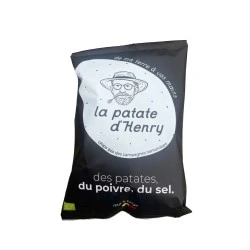 Chips poivre et sel la patate d'Henry