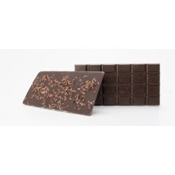 tablette chocolat noir 72% eclat de cacao