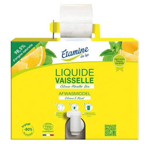 Liquide vaisselle main (citron-menthe & ultra dégraissant)