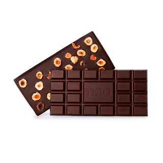 Nao Chocolat noir 72% aux noisettes